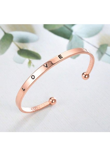 Rose Quartz Saat ve Love Bileklik Takım modelleri
