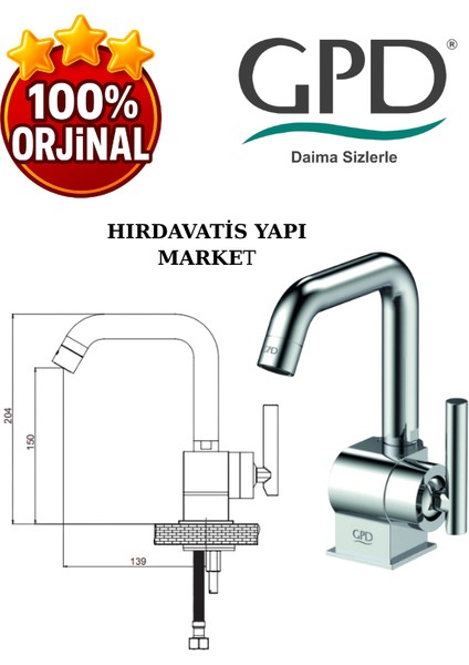 Frezia MLB100 Lavabo Bataryası modelleri