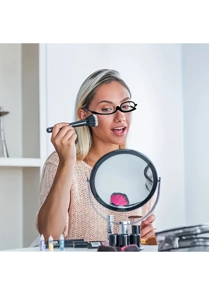 Büyüteçli Dönebilir Okuma ve Makyaj Gözlüğü 3.00