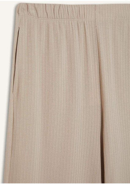 Yeni Sezon Defactofit Wide Leg Cepli Geniş Paça Yırtmaçlı Uzun Sporcu Pantolon fiyatları