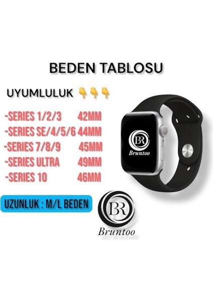 Apple Watch Ultra 10/9/8/7/6/5/4/se/3/2/1 49MM-46MM-45MM-44MM-42MM (M/l) Beden Leopar Silikon Kordon fiyatları