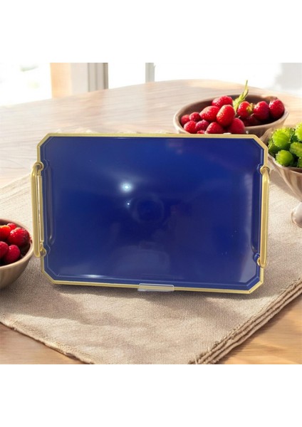 Akrilik Renkli Tepsi 40 cm