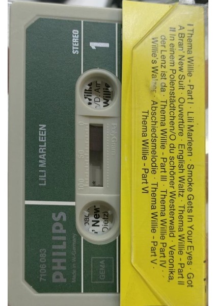 Peer Raben – Lili Marleen - Die Musik Zum Film Von Rainer Werner Fassbinder Kaset