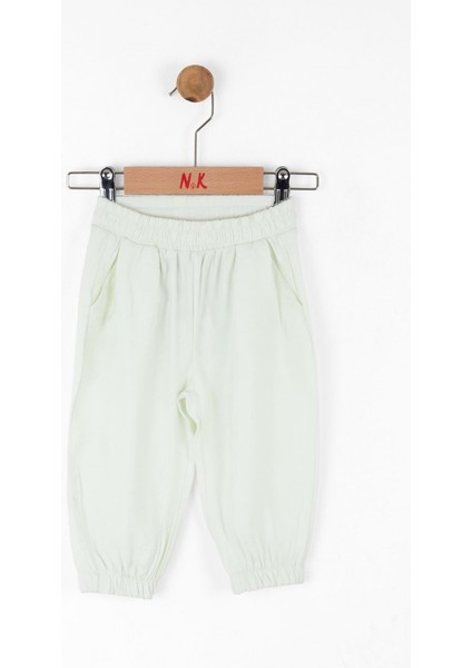Paça Lastikli Pantolon Mint Yeşili