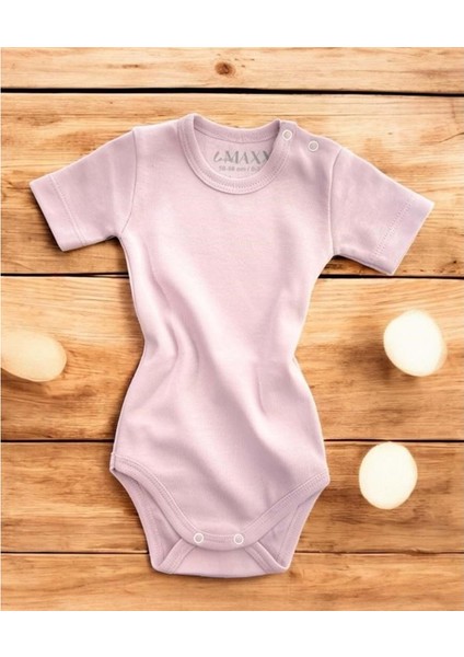 Unısex Kısa Kol Zıbın Lila