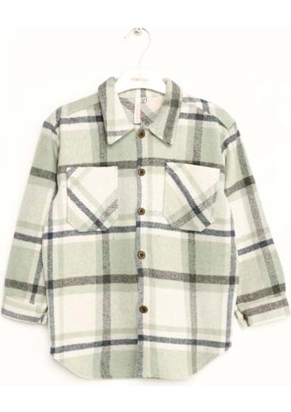 Oduncu Gömlek-6/16 Yaş Çağla Yeşili