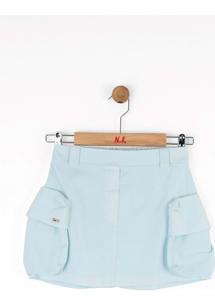 Kargo Cepli Etek Mavi