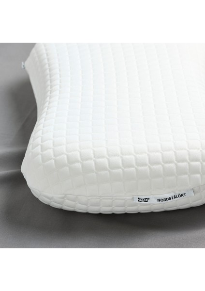 Nordstalört Ergonomik Yastık Beyaz 35X50 cm Yan Sırt Üstü Uyuyanlar Için Konforlu Ortopedik Uyku Destek Yastığı modelleri