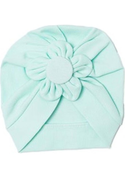 Kayra Kız Bebek Bone Mint Yeşili