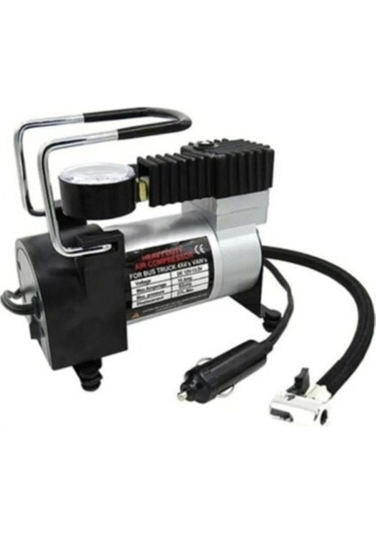 Profesyonel 150PSI Metal Oto Araç Hava Kompresörü 12V Oto Lastik Pompası Araba Bisiklet
