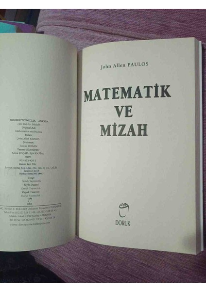 John Allen Paulos'un "matematik ve Mizah" Adlı Kitabı, Matematik ile Mizah Arasındaki Ilişkiyi Inceliyor. Matematik ve Mizah 2014 Basimi 100 Sayfa Kondisyon Yeni Gibidir fırsatları