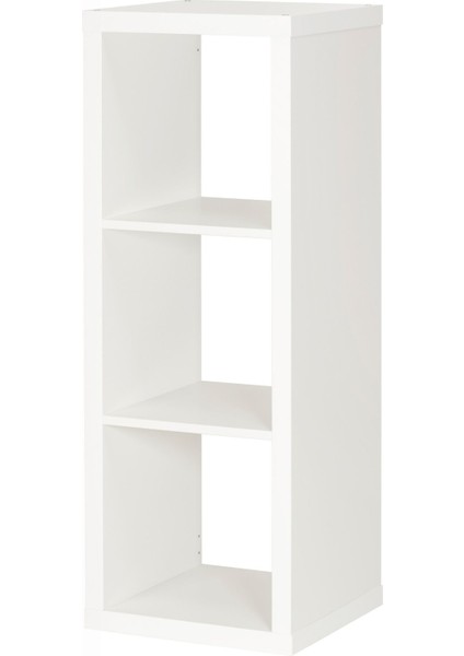 Kallax Açık Raf Ünitesi Beyaz 42X112 cm Modern Depolama Kitaplık Ev Ofis Dekoru Çok Amaçlı Düzenleyici Şık