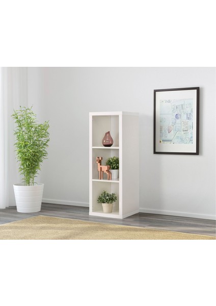 Kallax Açık Raf Ünitesi Beyaz 42X112 cm Modern Depolama Kitaplık Ev Ofis Dekoru Çok Amaçlı Düzenleyici Şık fiyatları