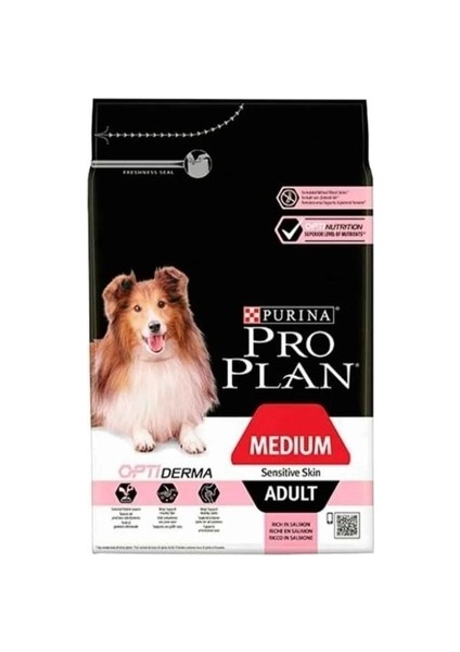 Pro Plan Medium Adult Somonlu Orta Irk Yetişkin Köpek Maması 1,5 kg (Açık)