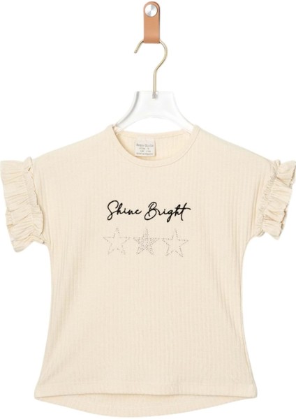 Shıne Brıght Tshirt Ekru