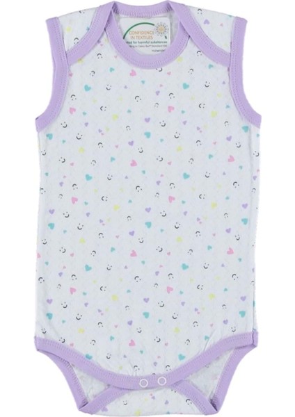 Askılı Desenli Unısex Jakarlı Çıtçıtlı Body Lila fiyatları