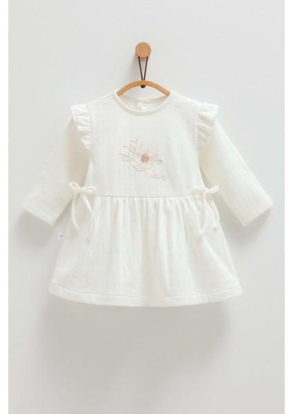 Rose Baby Elbise Ekru
