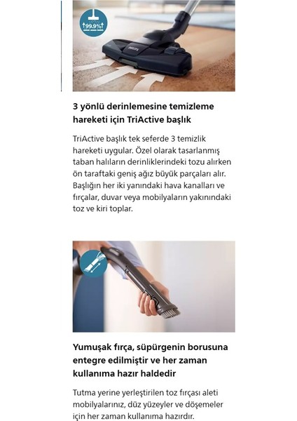 Powerpro Citytoz Torbasız Süpürge Powercyclone5 Alergy Hepa 13 Filitreli Fc9331/07 + Mini Hav-Yün Temizleyici fırsatları