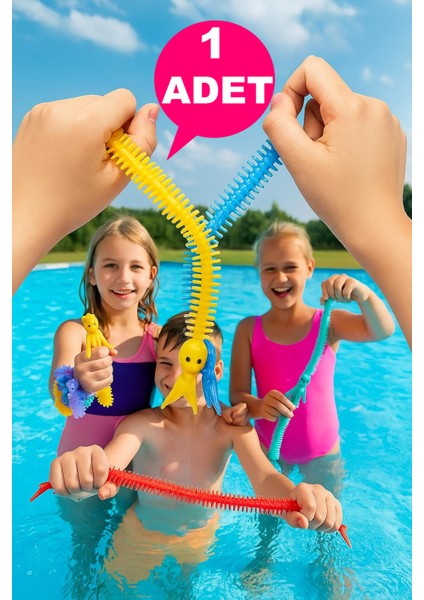 1 Adet Deniz Kızı Sukuşi Oyuncak Squishy Duyusal Oyuncak Esnek Yumuşak Havuz Plaj Oyuncağı