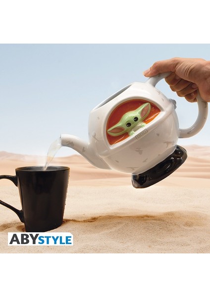 Abystyle - The Mandalorıan - Teapot - Grogu Spaceship -Çay Seti - ABYTAB062