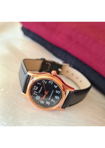 Kadın Kol Saati, Vintage Tasarım, Klasik Tasarım, Rose Gold Renk, Kayışlı Kordon indirimleri