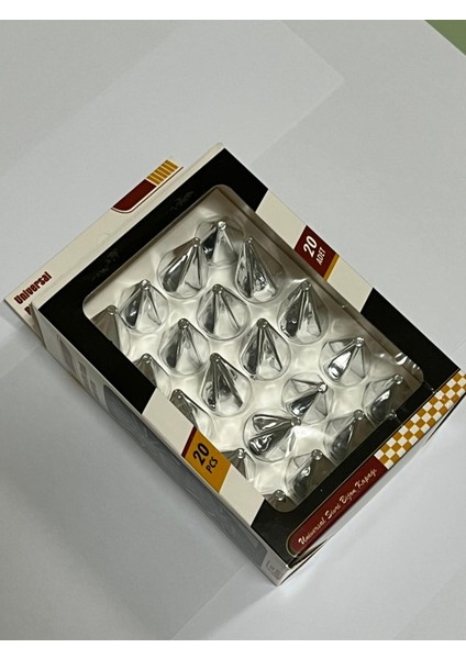 Sivri Mermi Bijon Kapağı Krom 19MM