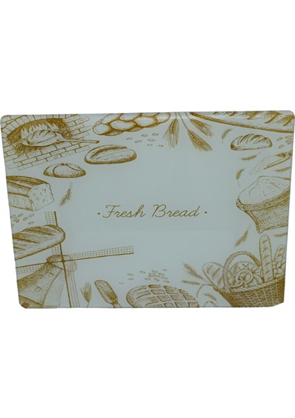 Cam Kesme Tahtası 20X30 – Kaymaz Tabanlı, Isıya Dayanıklı, Hijyenik ve Dekoratif (Rastgele Tasarım)