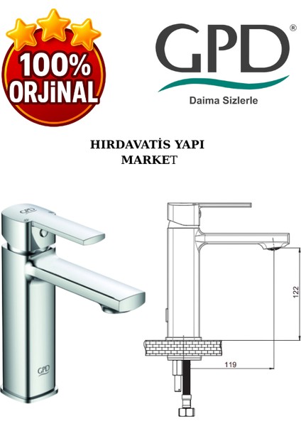 Pedra MLB160 Lavabo Bataryası modelleri