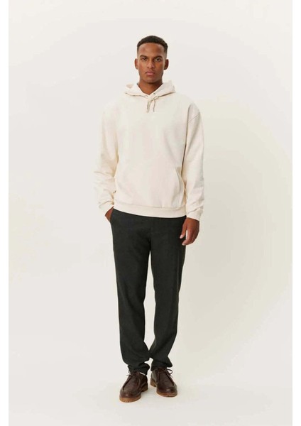 Minimalist Crew Hoodie - Yumuşak ve Şık Ağırsiklet Pamuklu Tasarım fiyatları