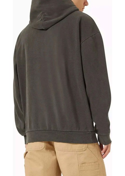 Erkekler Için Hockey Bear Kapüşonlu Sweatshirt - Siyah Pamuk Ceketi fiyatları