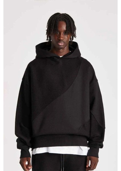 Yumuşak Dokulu %100 Organik Pamuklu Split Cut And Sew Kapşonlu Sweatshirt fiyatları