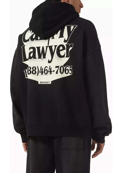 Call My Lawyer 3D Hoodie - %100 Pamuklu Siyah Erkek Kapüşonlu Sweatshirt fiyatları