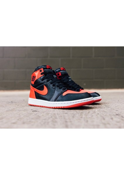 Air Jordan 1 High “black & Red” (Saten Kumaş) Spor Ayakkabı Sneaker fiyatları