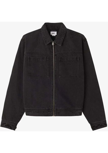 Hardwork Zip Up Jacket: Şık ve Fonksiyonel %100 Pamuk Kumaş Kapüşonlu Ceket