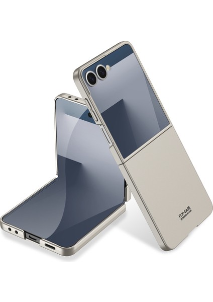 Samsung Galaxy Z Flip 7 Kılıf Zore Sert Kıpta Kapak