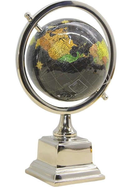 Dünya Küre Stantlı Dekoratif Döner World Globe SL340-B 26CM