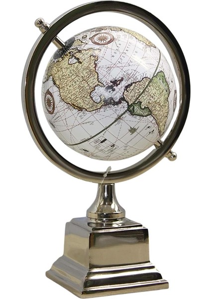 Dünya Küre Stantlı Dekoratif Döner World Globe SL340-D 26CM