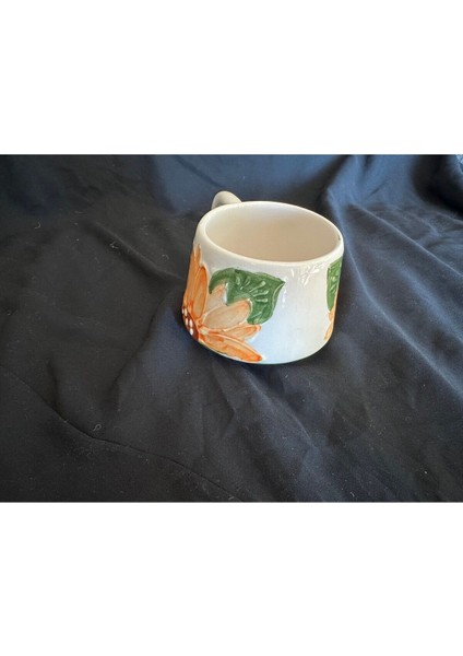 Ay Çiçekli Sarı Kahve Fincanı, Şık ve Güzel Tasarım fiyatları