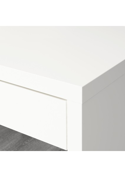 Micke Çalışma Masası Beyaz 73X50 cm Kompakt Modern Ofis Ev Masası Depolamalı Şık Fonksiyonel Çalışma Alanı fiyatları