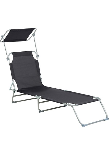 Folıgno Katlanır Şezlong, Ayarlanabilir Sırtlık, Gölgelik, Uv ve Pas Dirençli, 5 Kademe fiyatları