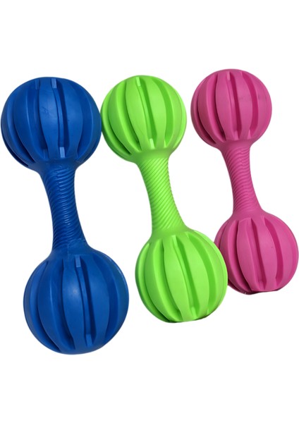 Zen Dog Dayanıklı Kauçuk Köpek Oyuncağı - Dumbbell Şeklinde Diş Temizleyici ve Eğlenceli Çiğneme Oyuncağı fiyatları