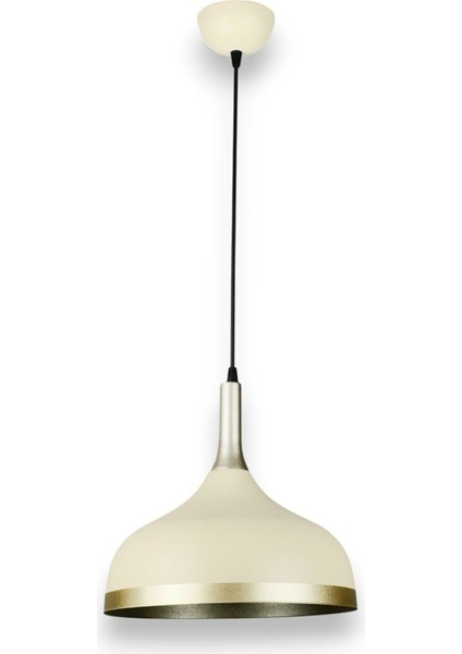 Cosmos Krem Içi Gold Özel Tasarım Modern Dekoratif Cafe Mutfak Salon Sarkıt Tekli Avize (Ampulsüz) fırsatları