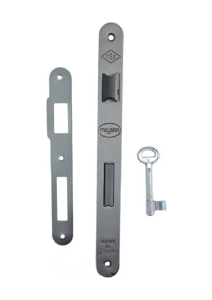 Meysan 40 mm Oval Ayna Antrasit Rengi Ekstra Oda Kapı Kilidi