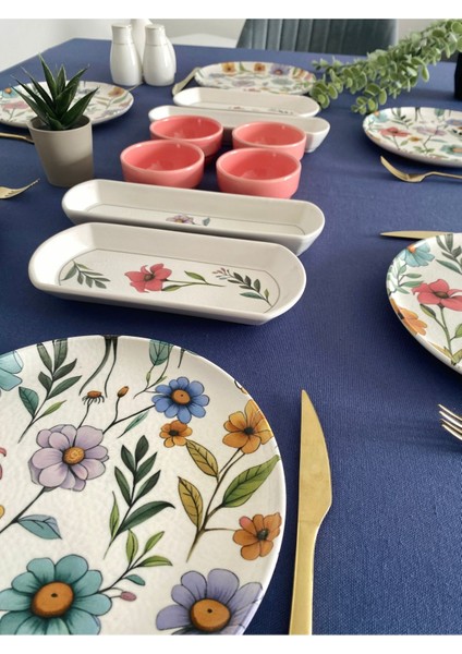 Flora Model 6 Kişilik 14 Parça Kahvaltı Takımı (Pembe) fırsatları