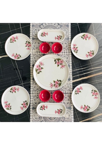 Kar Çiçeği 4 Kişilik 11 Parça Kahvaltı Takımı fiyatları