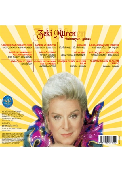 Zeki Müren Batmayan Güneş - CD fiyatları