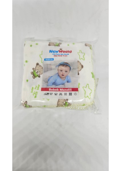 Bebek Ağız Mendili 10lu 20x20 fiyatları
