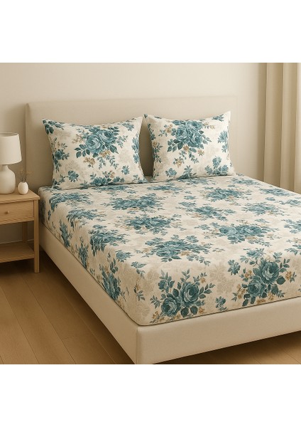 Çift Kişilik Lastikli Çarşaf Takımı Günlük Kullanıma Uygun