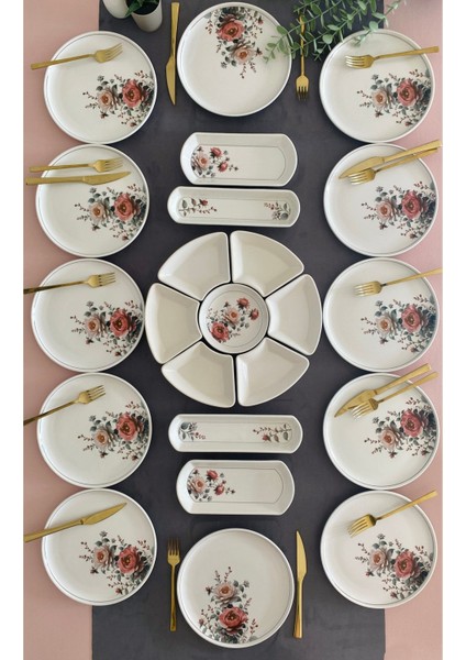 Hasbahçe 12 Kişilik 23 Parça Kahvaltı Takımı modelleri