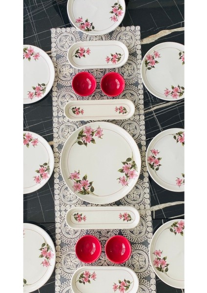 Kar Çiçeği 12 Kişilik 21 Parça Kahvaltı Takımı fırsatları